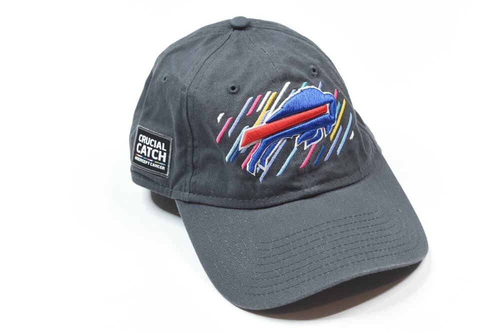 New Era Buffalo Bills Crucial Catch Hat Womens One Size Gray Strapback NFL